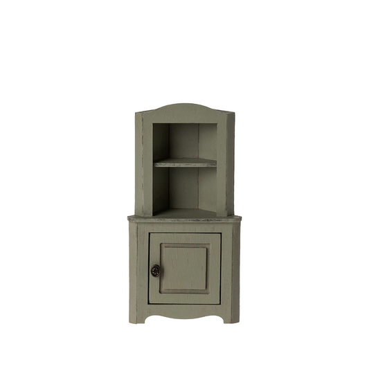 Mouse Corner Cabinet | Light Green