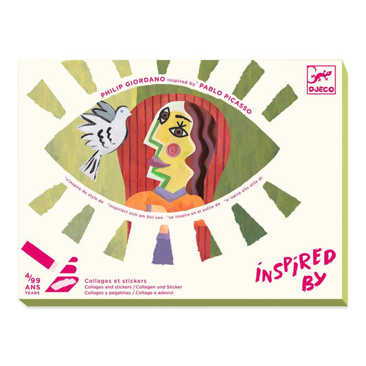 Inspired By Picasso | Square Heads Collage Art Kit