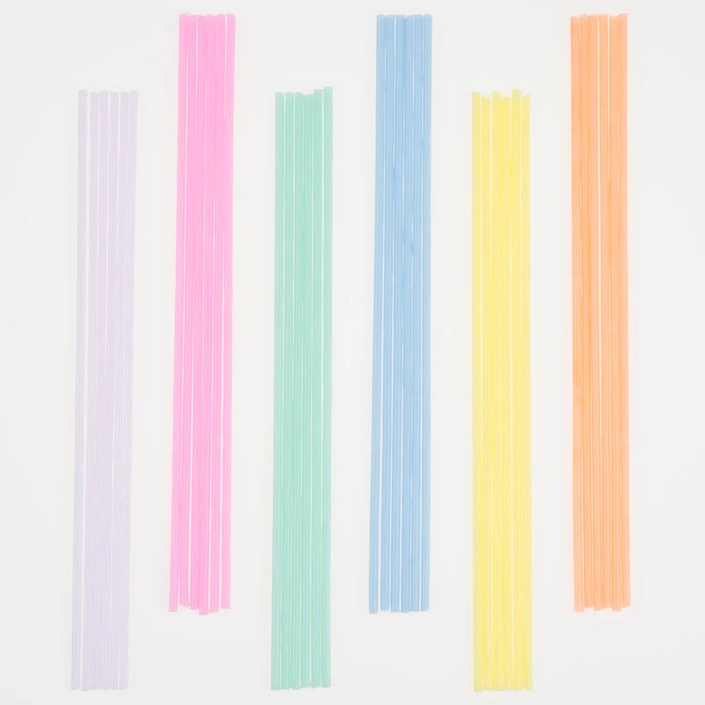 Super Skinny Striped Candles