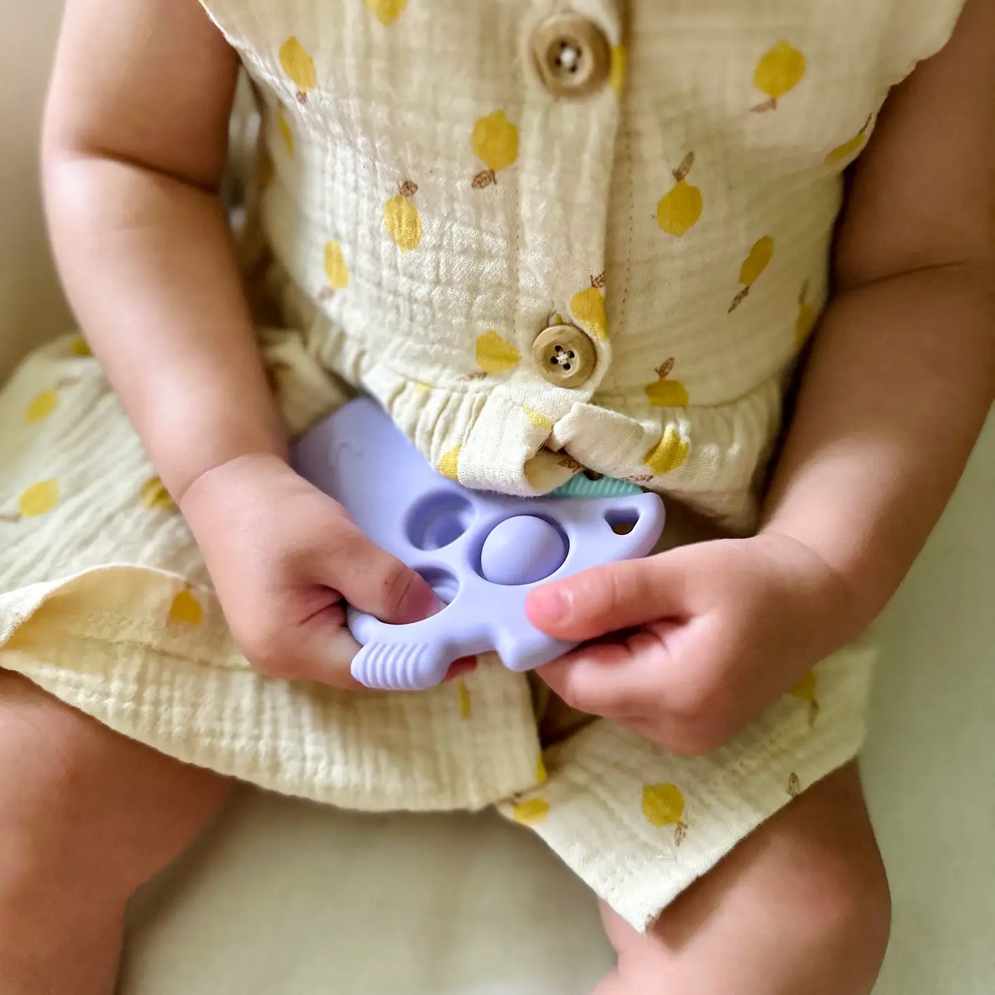 Lilac Dino Teether