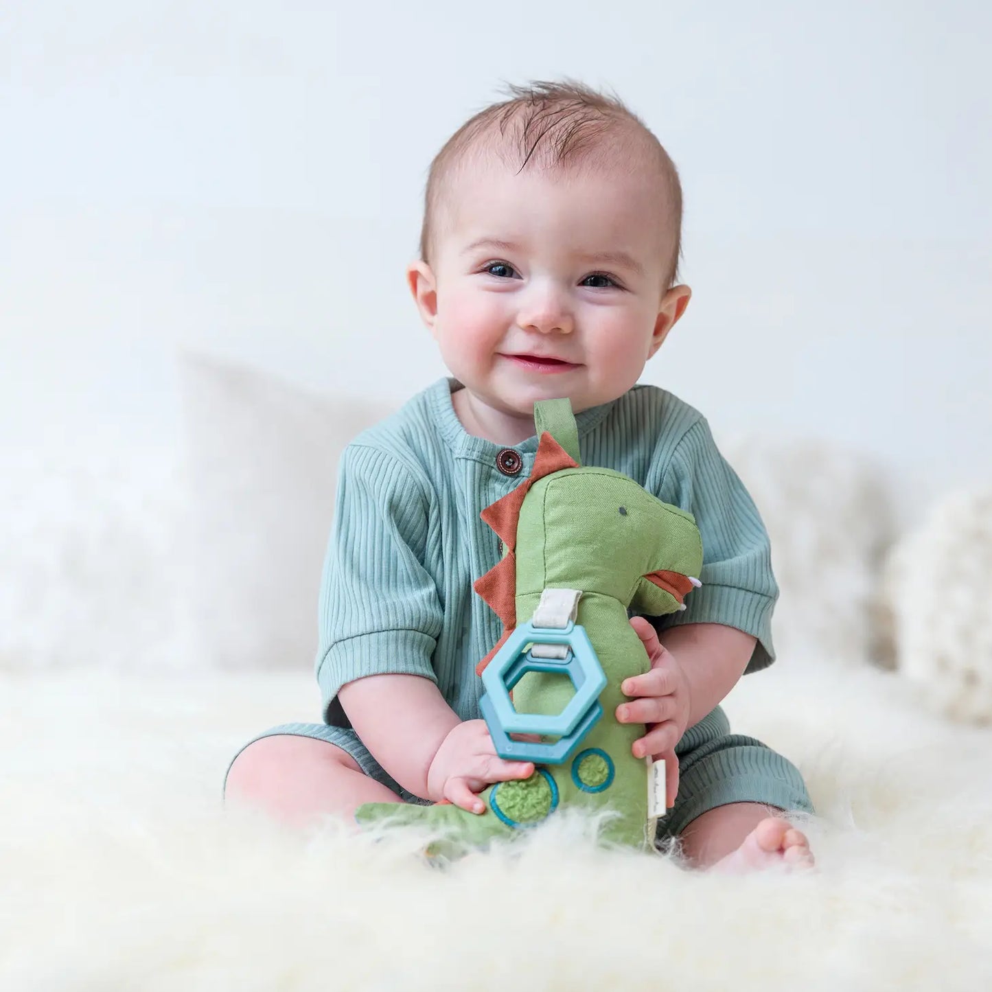 Dinosaur Activity Plush with Teether Toy