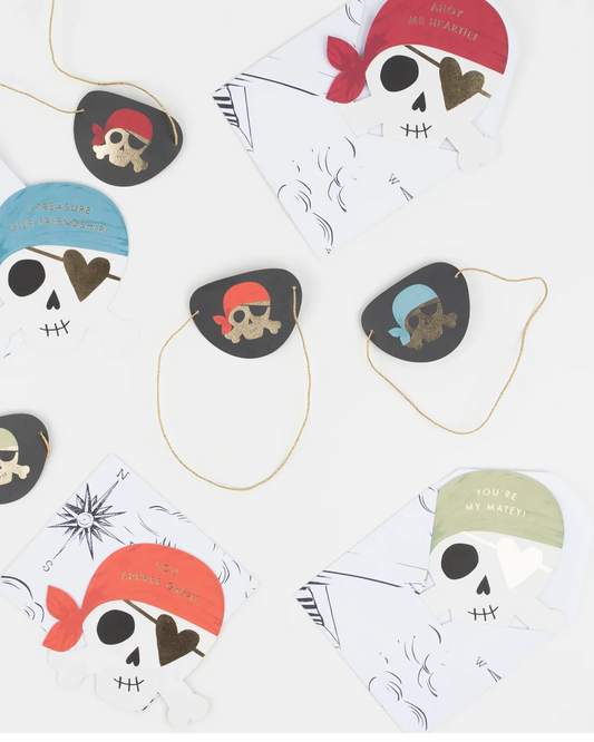 Pirate Valentine Cards | Set of 24