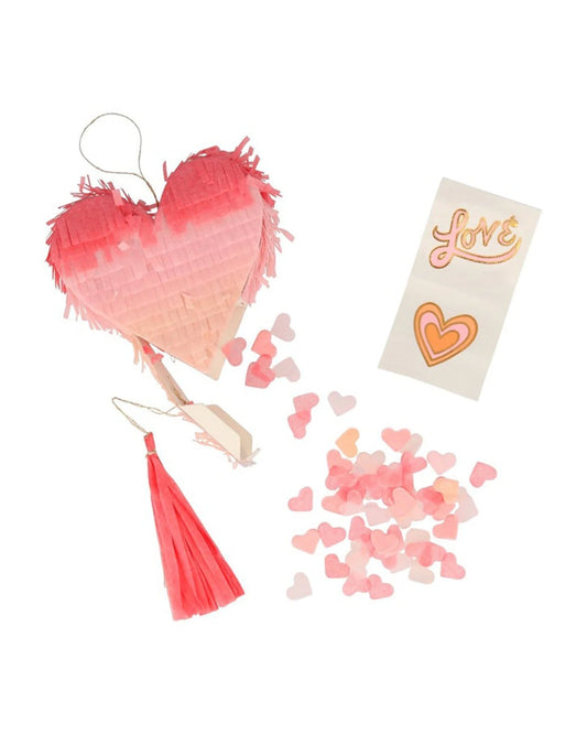 Ombré Heart Piñata Party Favors | Set of 3