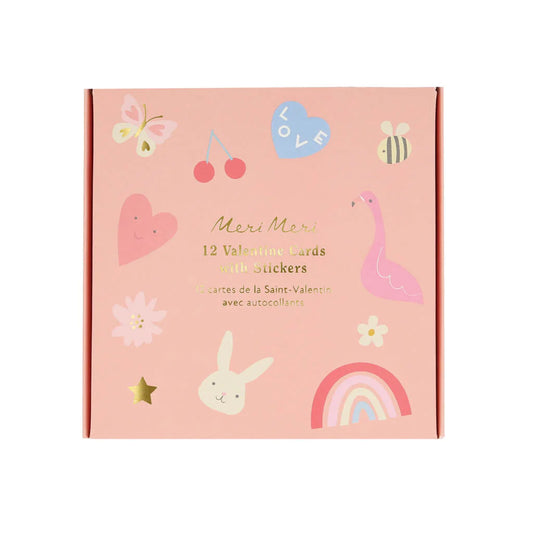 Heart Concertina Valentine Cards & Stickers