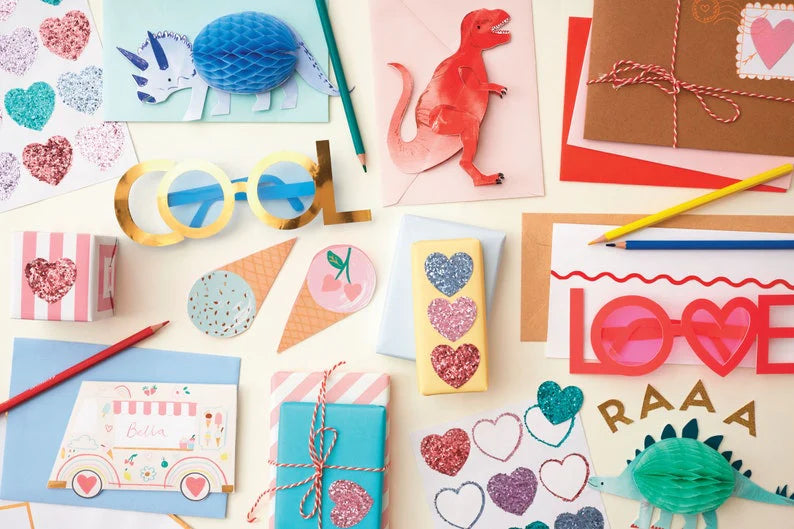 Ice Cream Valentine Cards | Set of 12