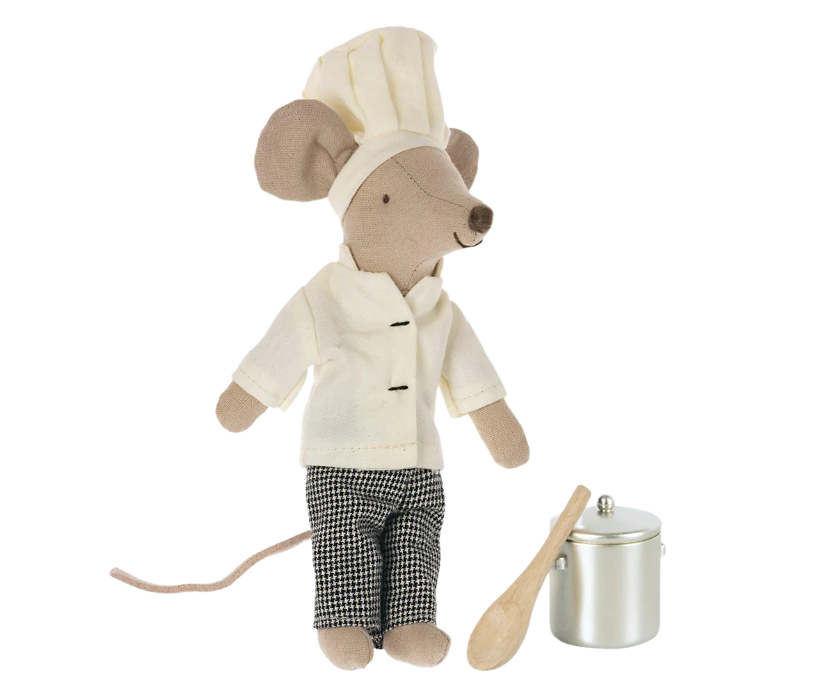 Chef Mouse With Utensils