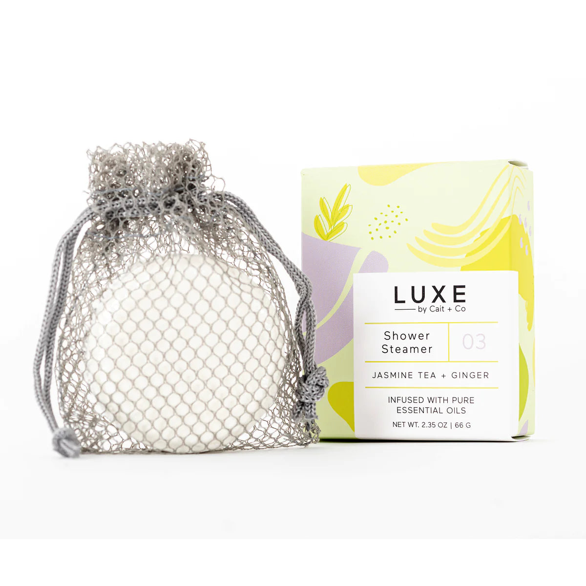 Luxe Shower Steamer | Jasmine Tea + Ginger