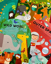 Coloring Book + Stickers | Wild World