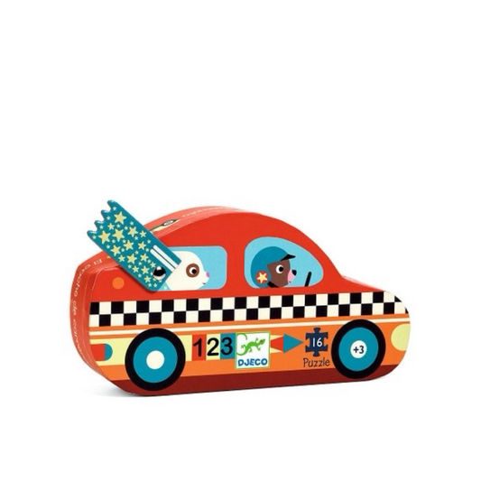 Racing Car | 16 Piece Mini Jigsaw Puzzle