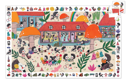 Hedgehog School 35pc Observation Jigsaw Puzzle