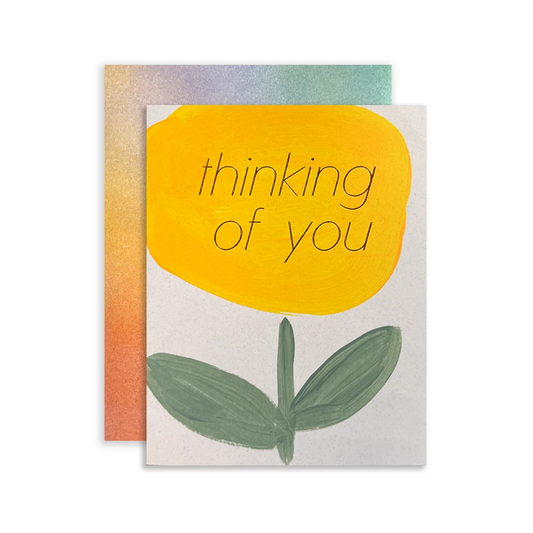 Flower Thinking Of You Card