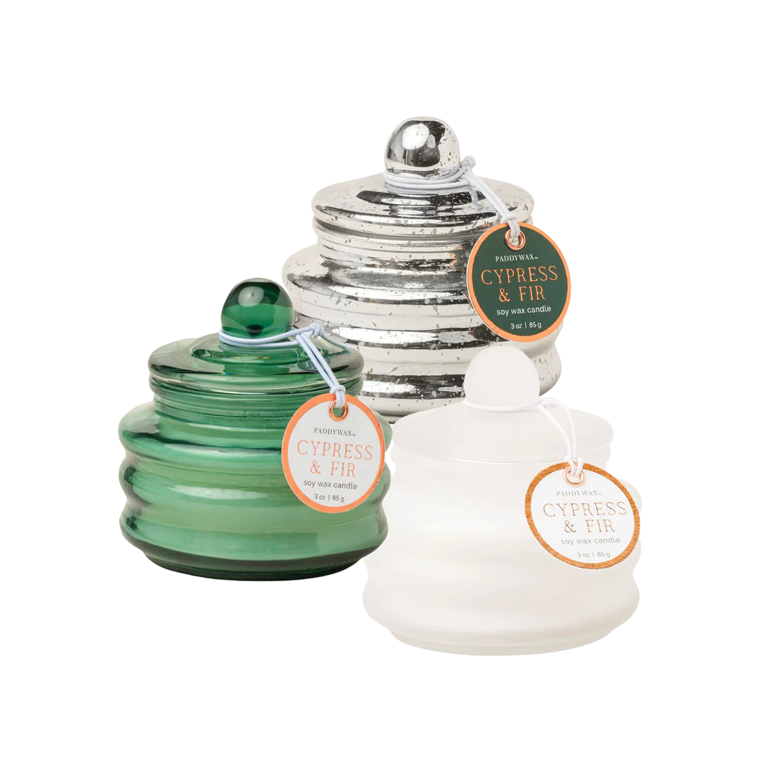 Cypress & Fir Lidded Candle | Green
