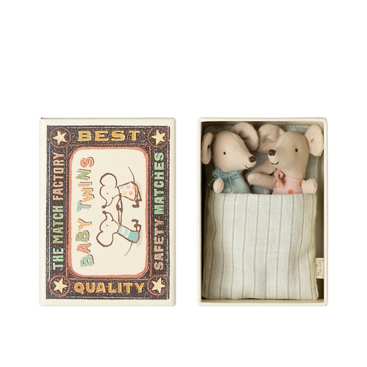 Twins Baby Mice In Matchbox