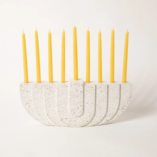 Menorah | White Terrazzo