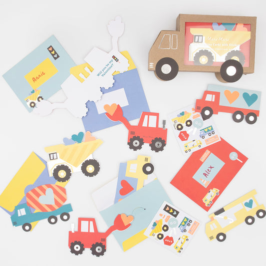 Trucks Valentine Cards | Set of 12