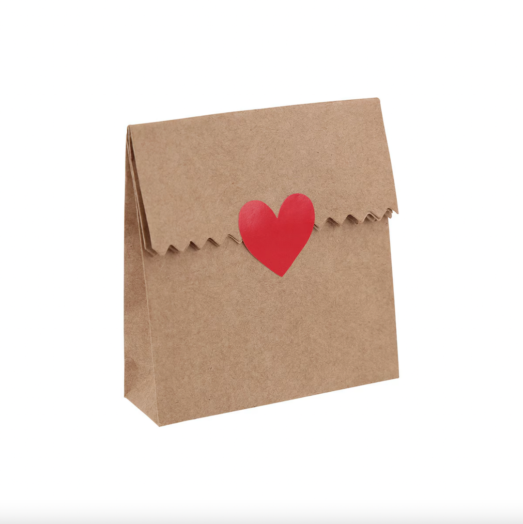 Fruit Basket Valentine Cards & Erasers | Set of 12