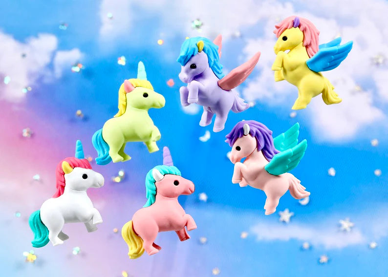 Unicorn & Pegasus Erasers