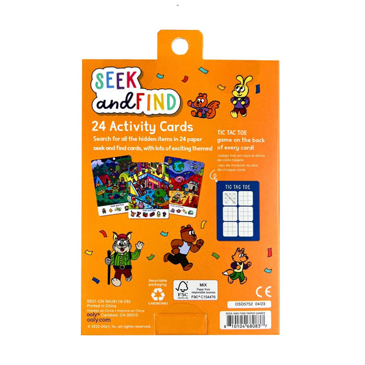 Seek And Find Activity Cards