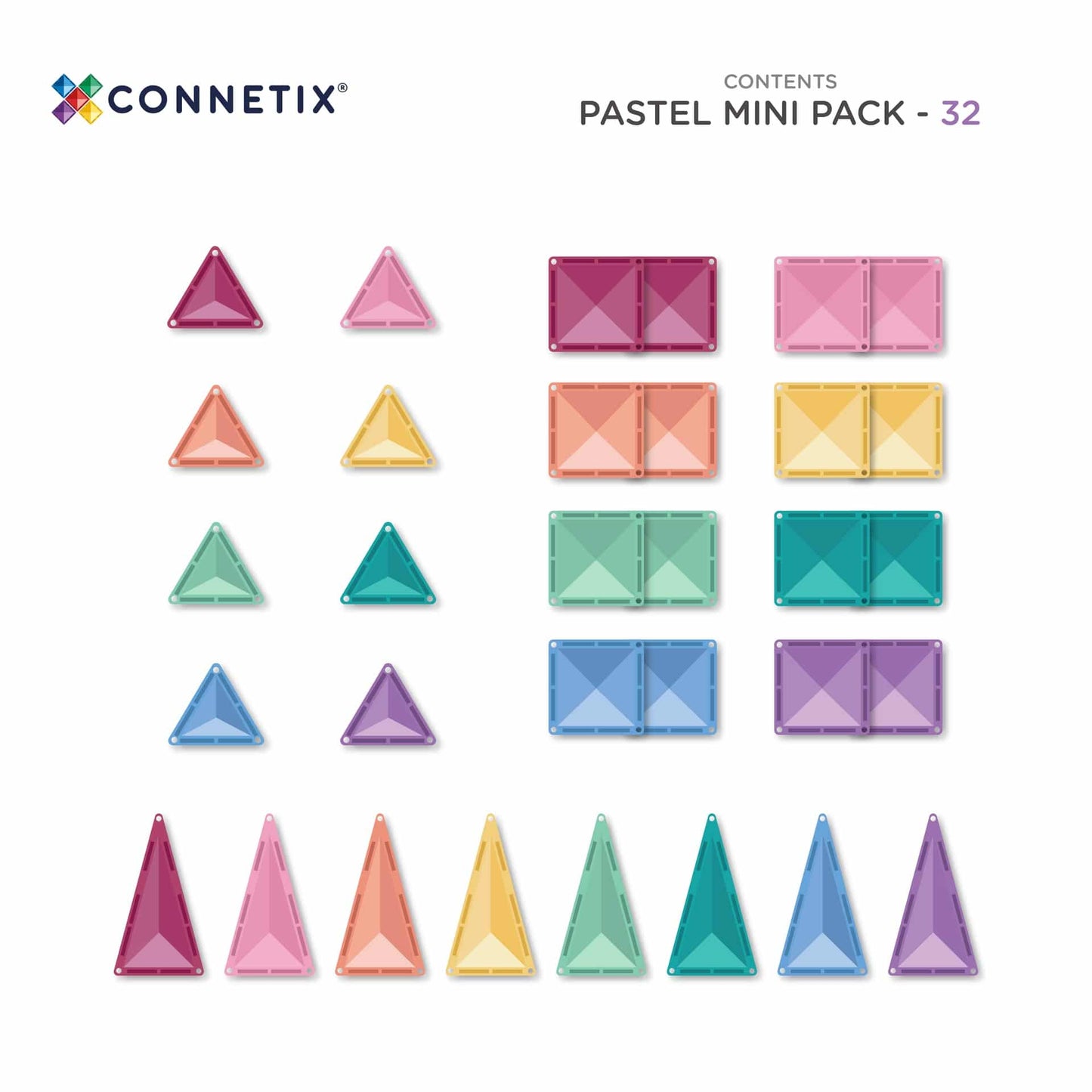 Pastel Mini Pack | 32 Pieces