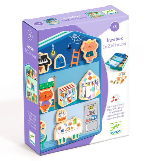 InZeHouse Two-Sided Magnetic Animal Activity Tin