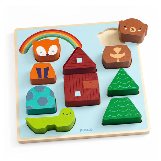 Puzz & Match Wooden Puzzle