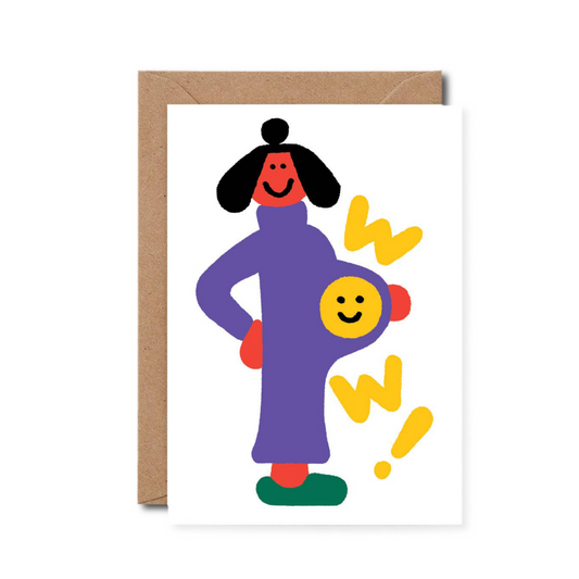 Wow! Pregnancy Congrats Greeting Card