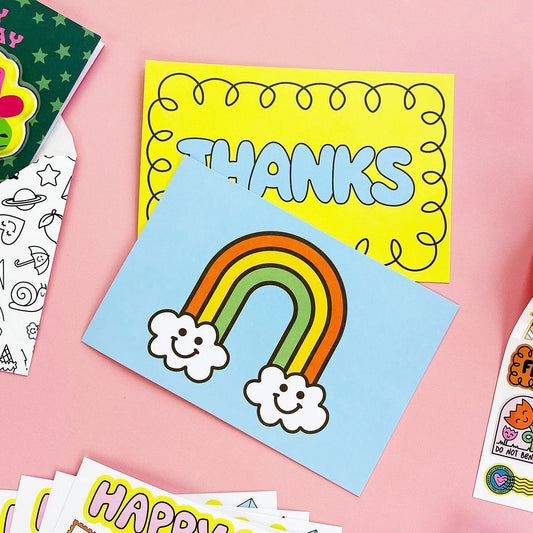 Super Cute Sticker Postcards Book