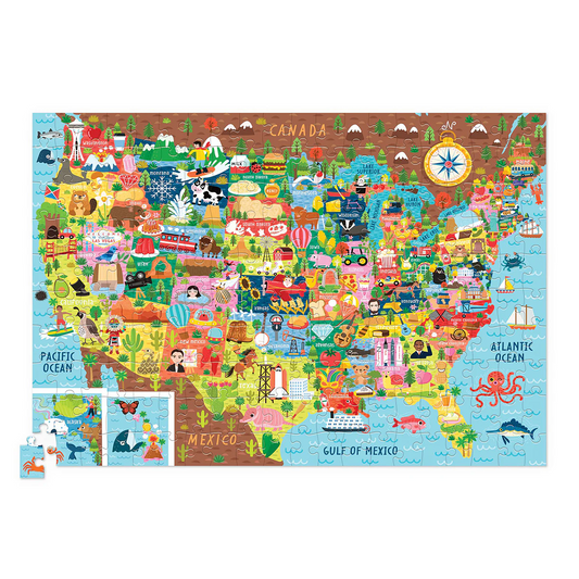 USA Map | 200 Pieces Puzzle
