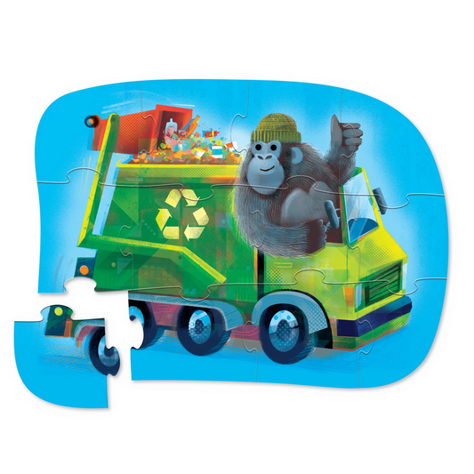 Go Gorilla! Mini Puzzle | 12 Pieces