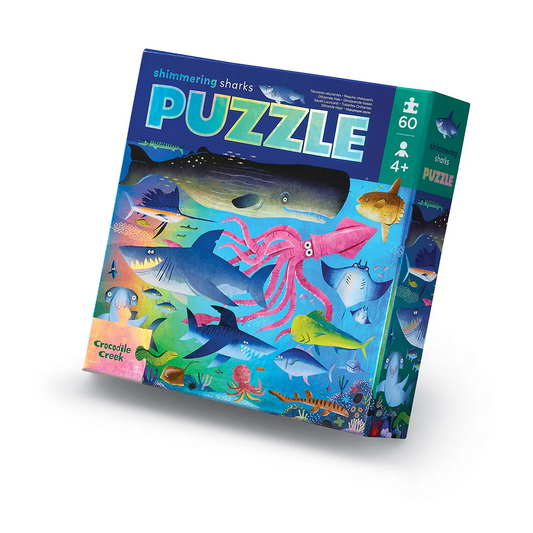 Shimmering Sharks Puzzle | 60 Pieces