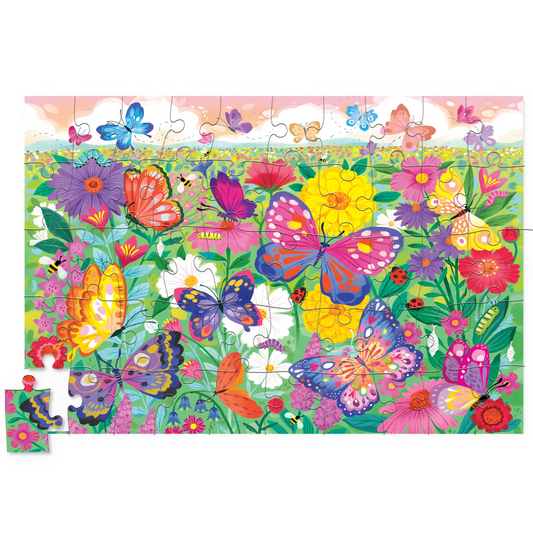 Holographic Puzzle Butterfly Garden | 50 Pieces