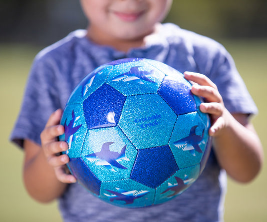 Glitter Soccer Ball | Shark City