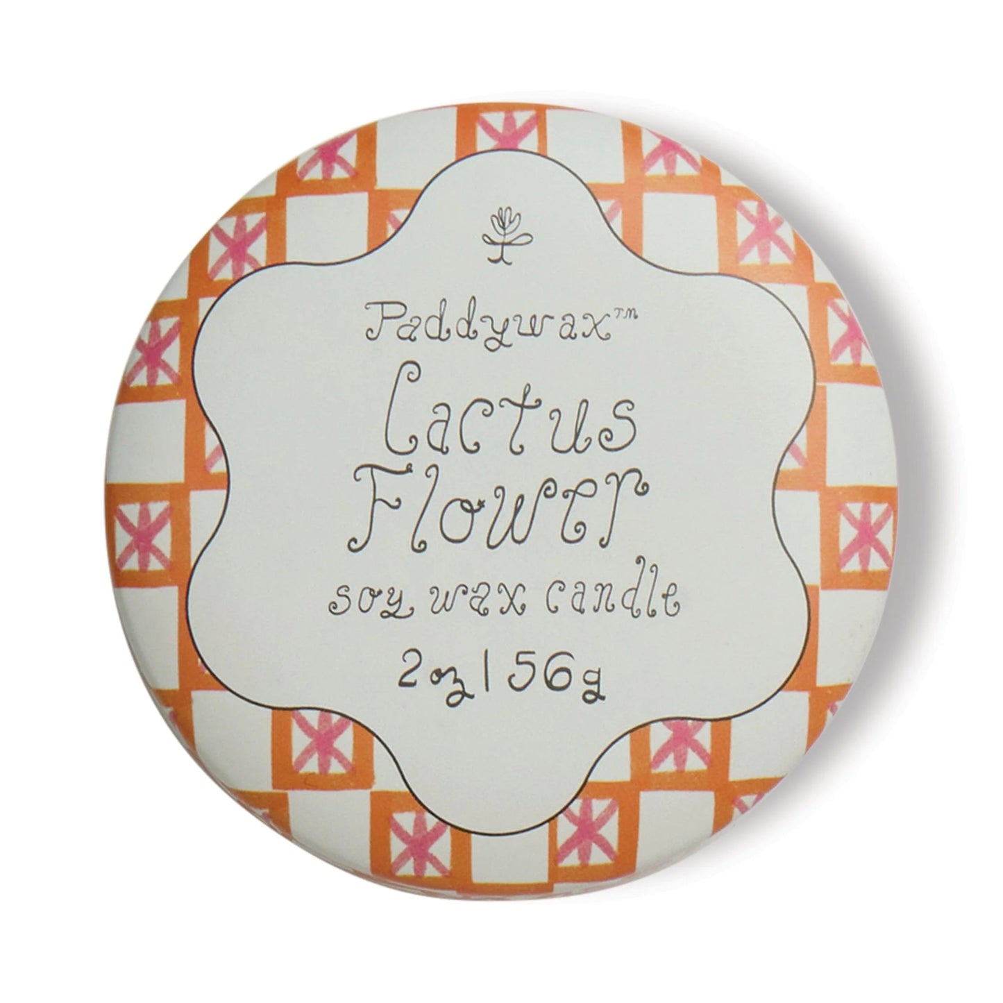 Tiny Candle Tin | Cactus Flower