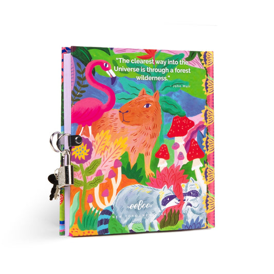 Fawn & Sun Diary With Lock & Key