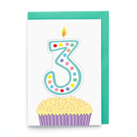 3rd Birthday Greeting Card