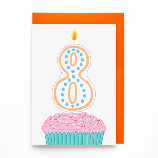8th Birthday Greeting Card