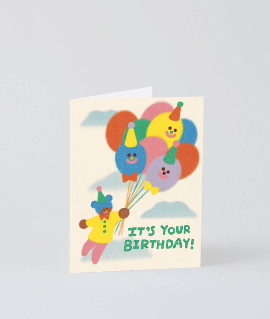 It's Your Birthday Balloons Greeting Card