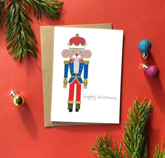 Mouse King Christmas Greeting Card