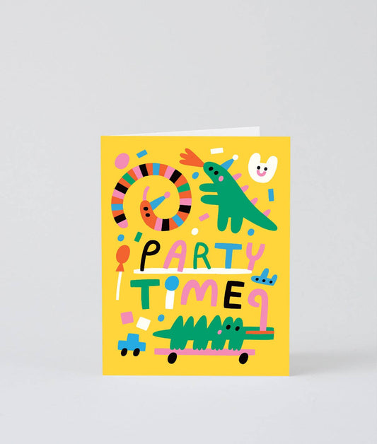 Party Time Animals Birthday Card