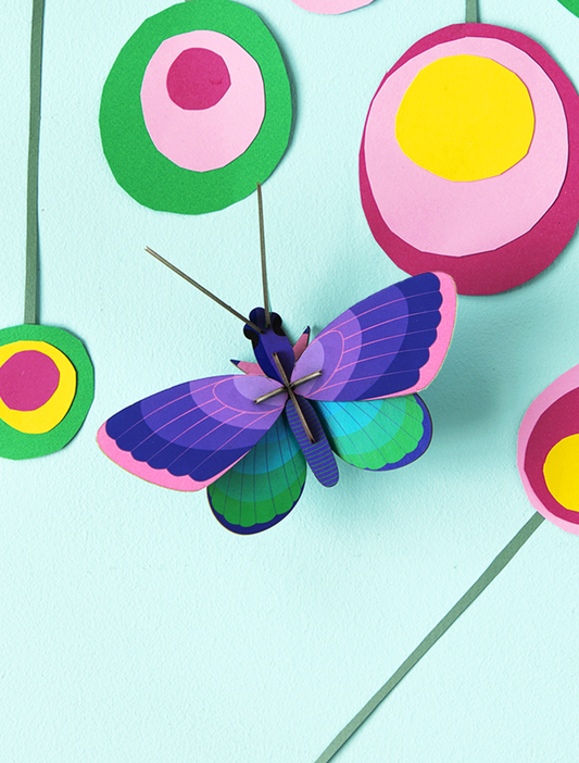 Blue Copper Butterfly Wall Art