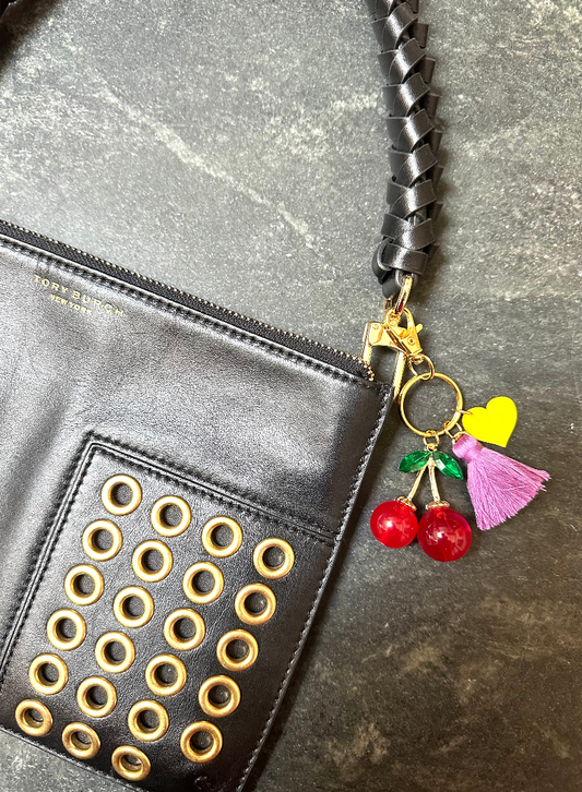 Cherry Bag Charm