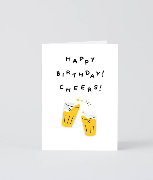Happy Birthday Cheers Card