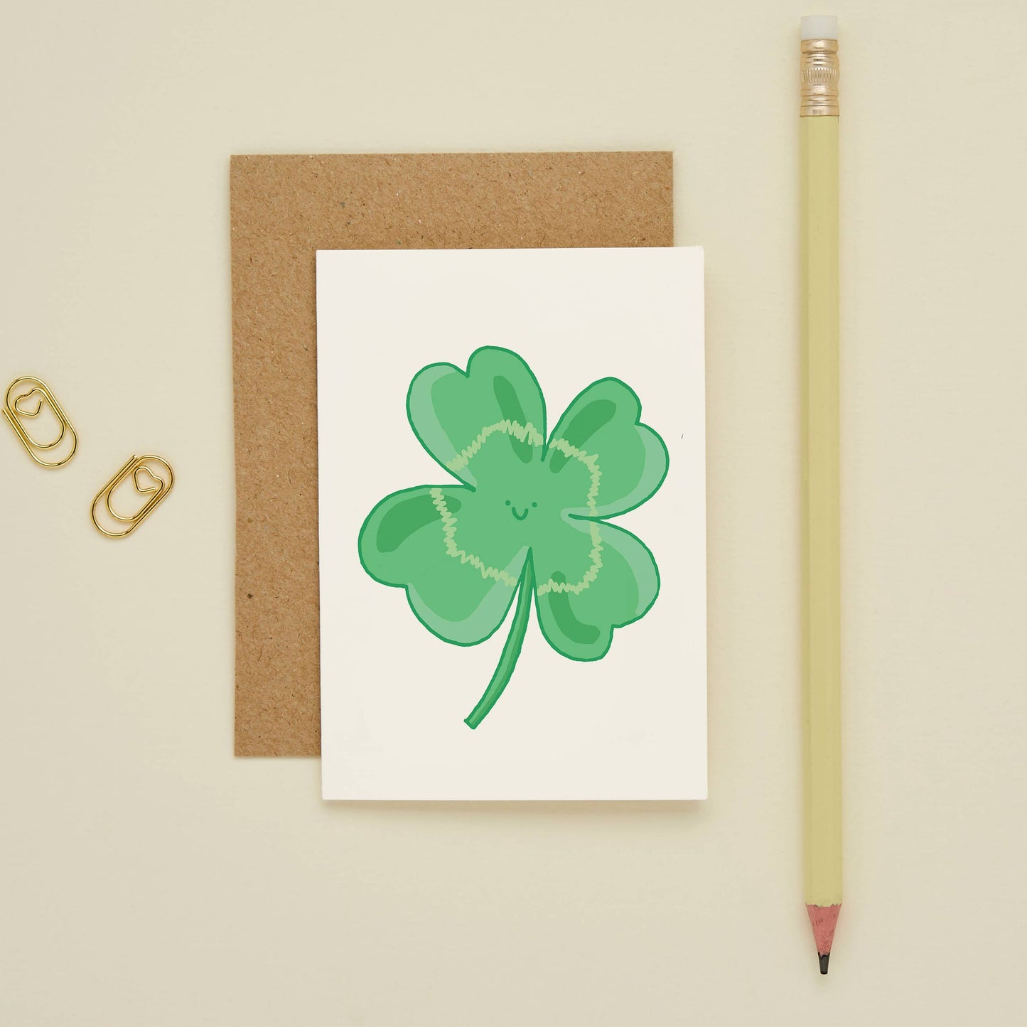 Four Leaf Clover Mini Card