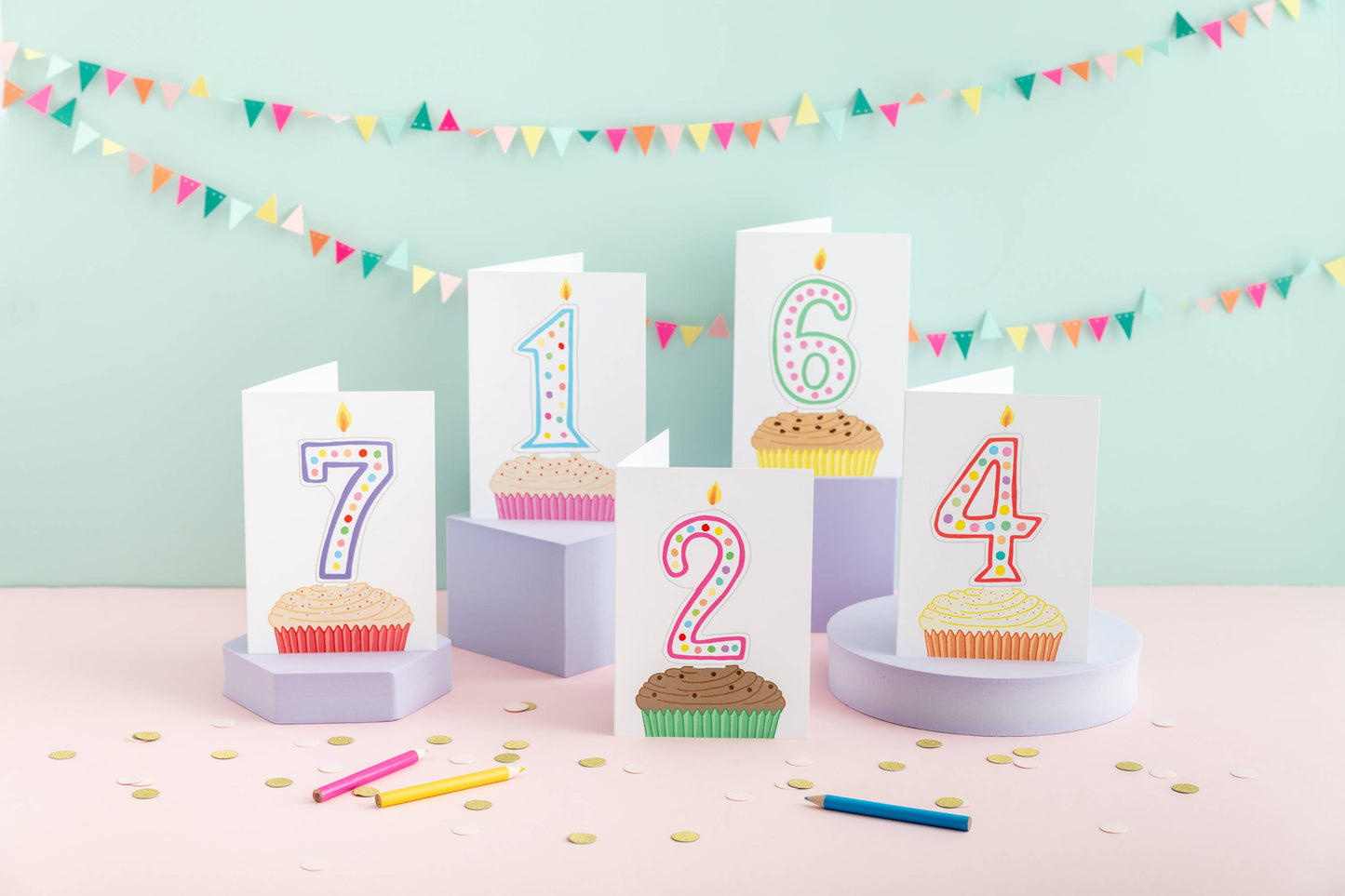 7th Birthday Greeting Card