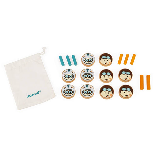 Wooden Sling Puck Game