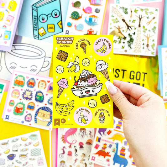 Split Decision Scratch 'n Sniff Stickers