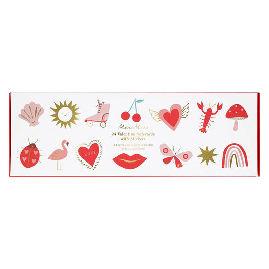 Icon Kids Valentine Cards & Stickers Set
