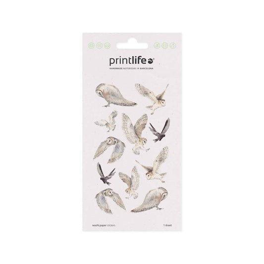 Washi Paper Stickers | Owls