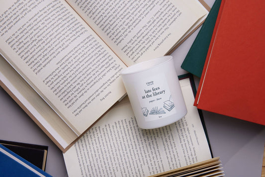 Late Fees At The Library Candle