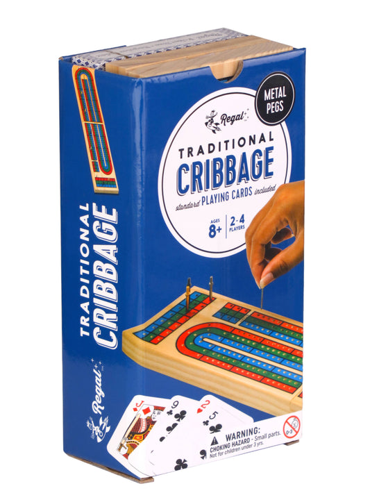 Wood Cribbage Game